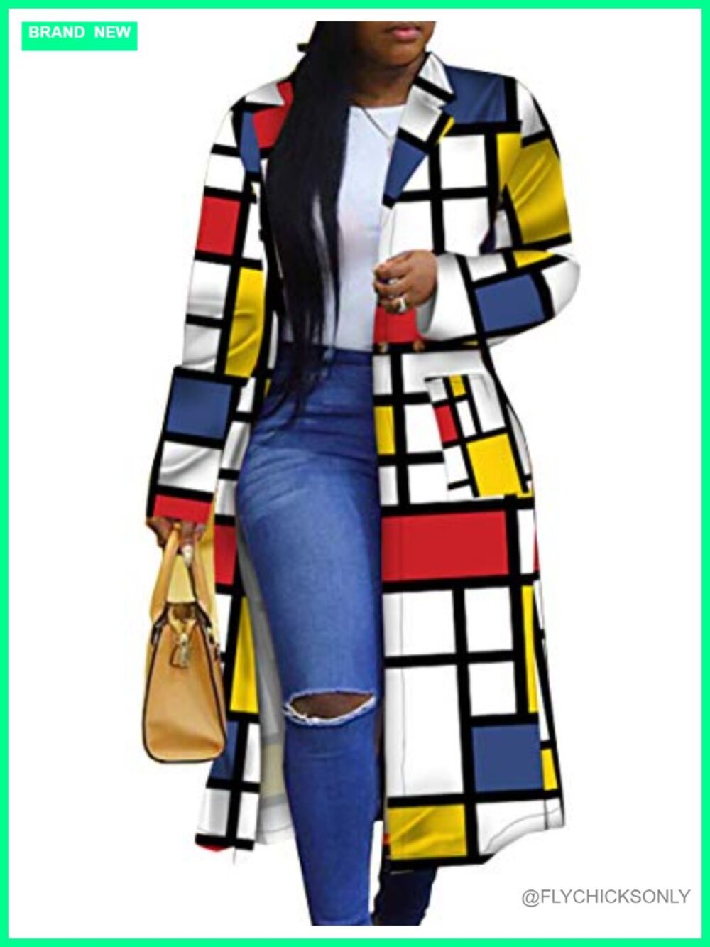 Double Breasted Trench Coat Turn Down Collar Long Sleeve Cotton Spandex